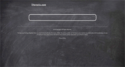 Desktop Screenshot of literocia.com